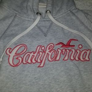 Grey Hollister hoodie